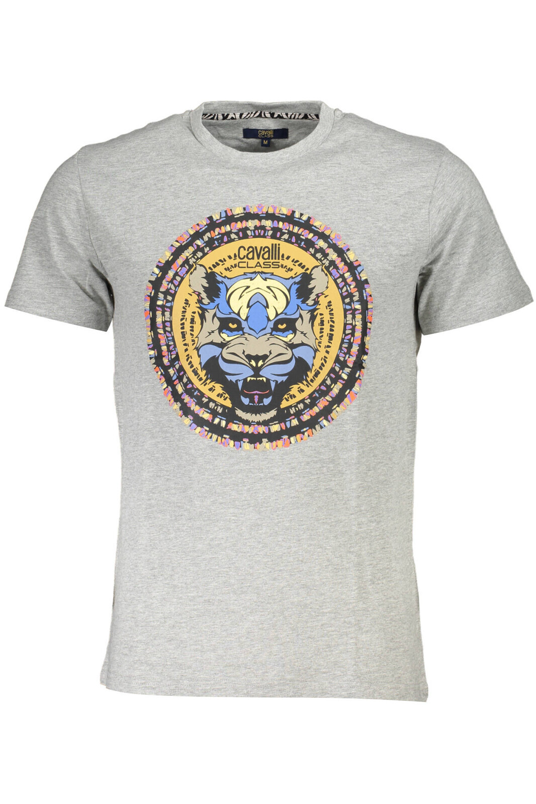 CAVALLI CLASS T-SHIRT SHORT SLEEVE MAN GRAY