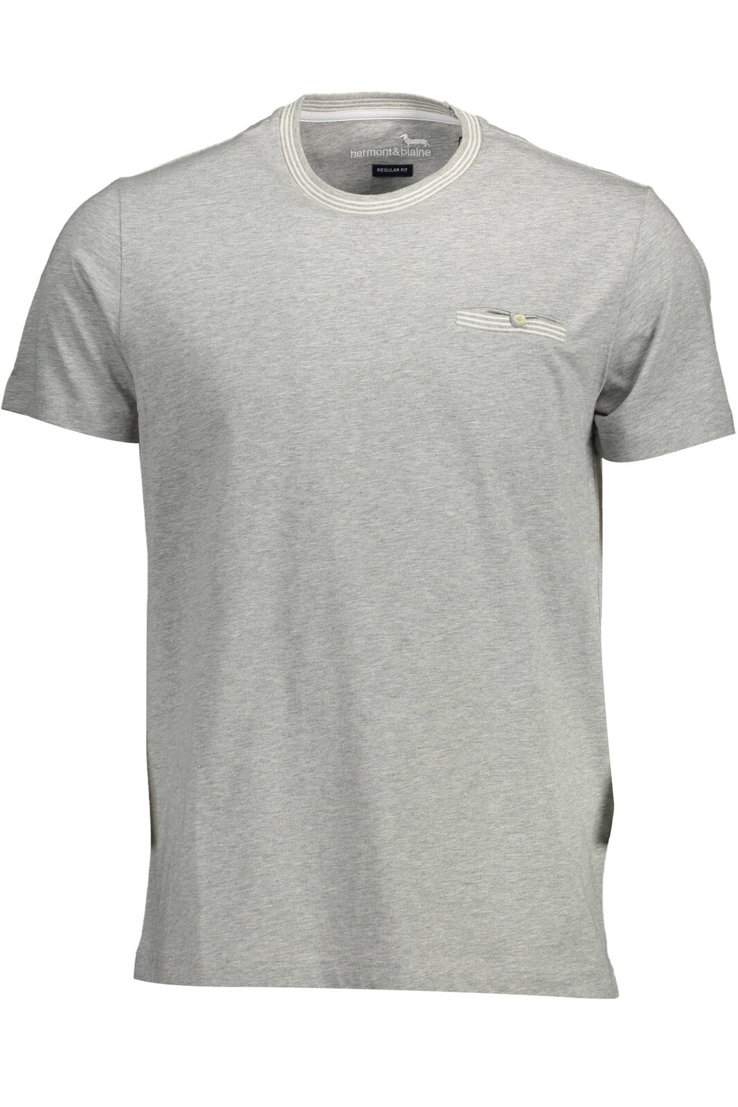 HARMONT & BLAINE MEN'S SHORT SLEEVE T-SHIRT GREY