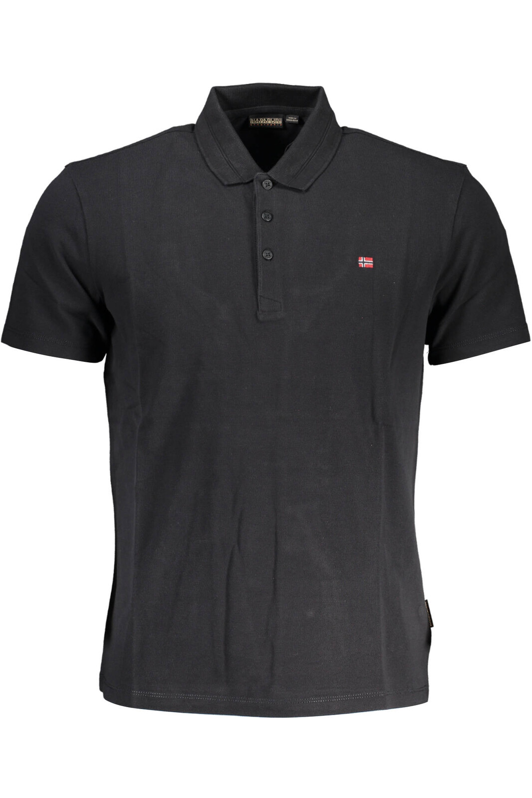 NAPAPIJRI POLO SHORT SLEEVE MEN BLACK