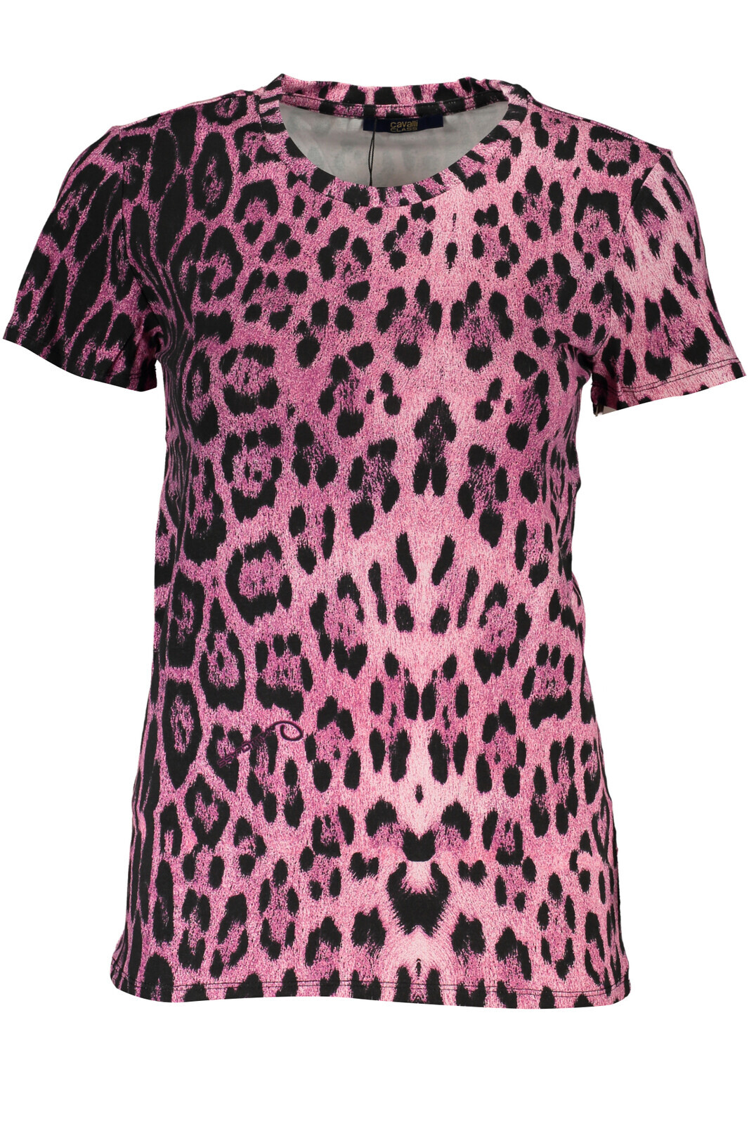 CAVALLI CLASS WOMEN'S SHORT SLEEVE T-SHIRT PINK