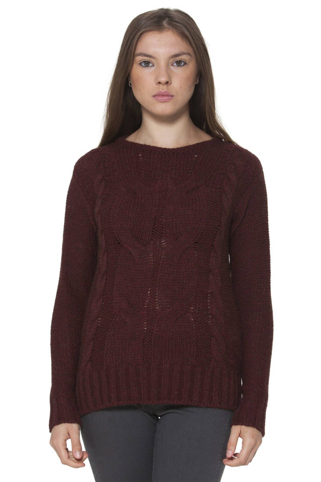 FRED PERRY WOMEN'S RED SWEATER