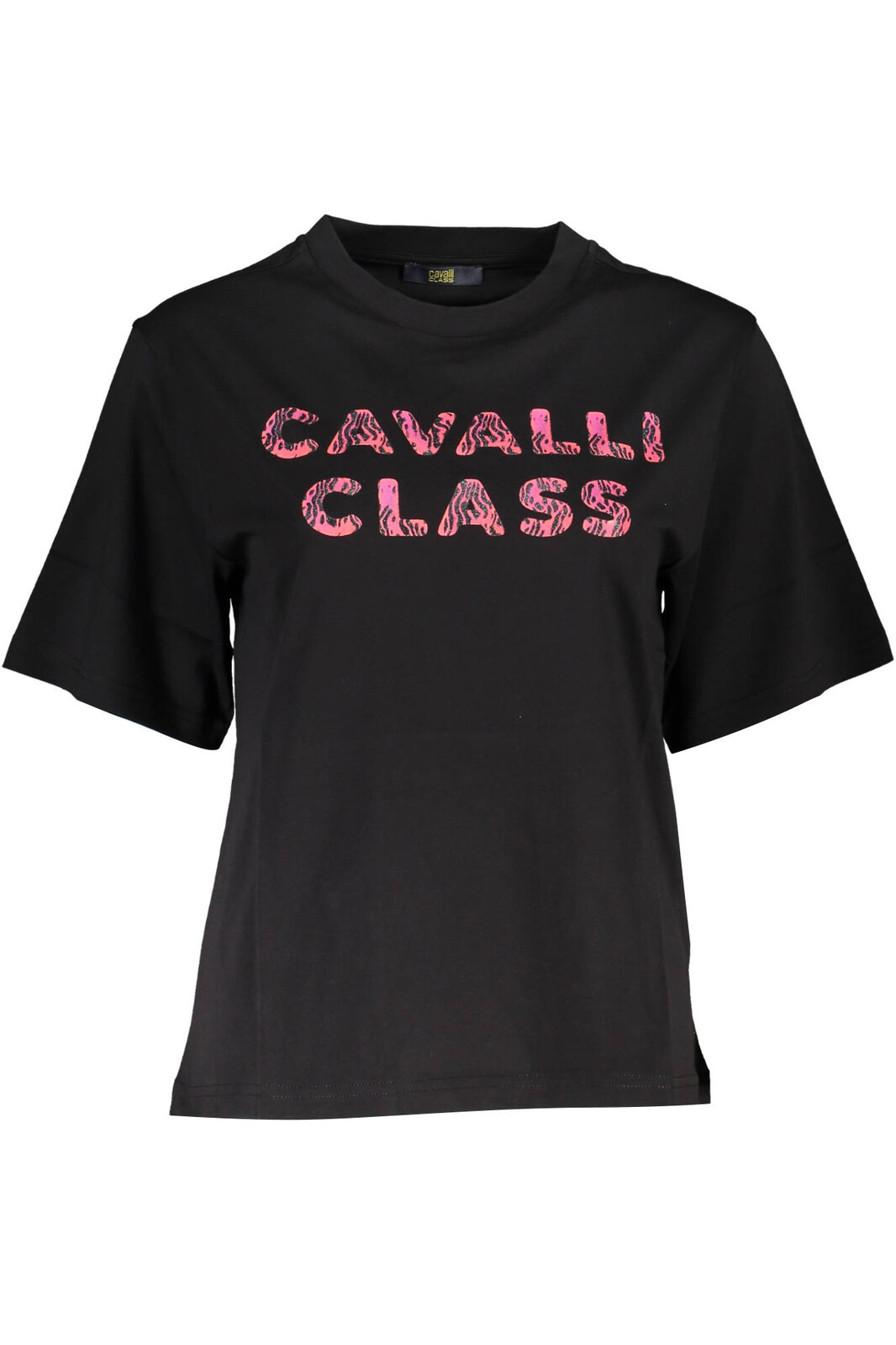 CAVALLI CLASS SHORT SLEEVE T-SHIRT WOMEN BLACK
