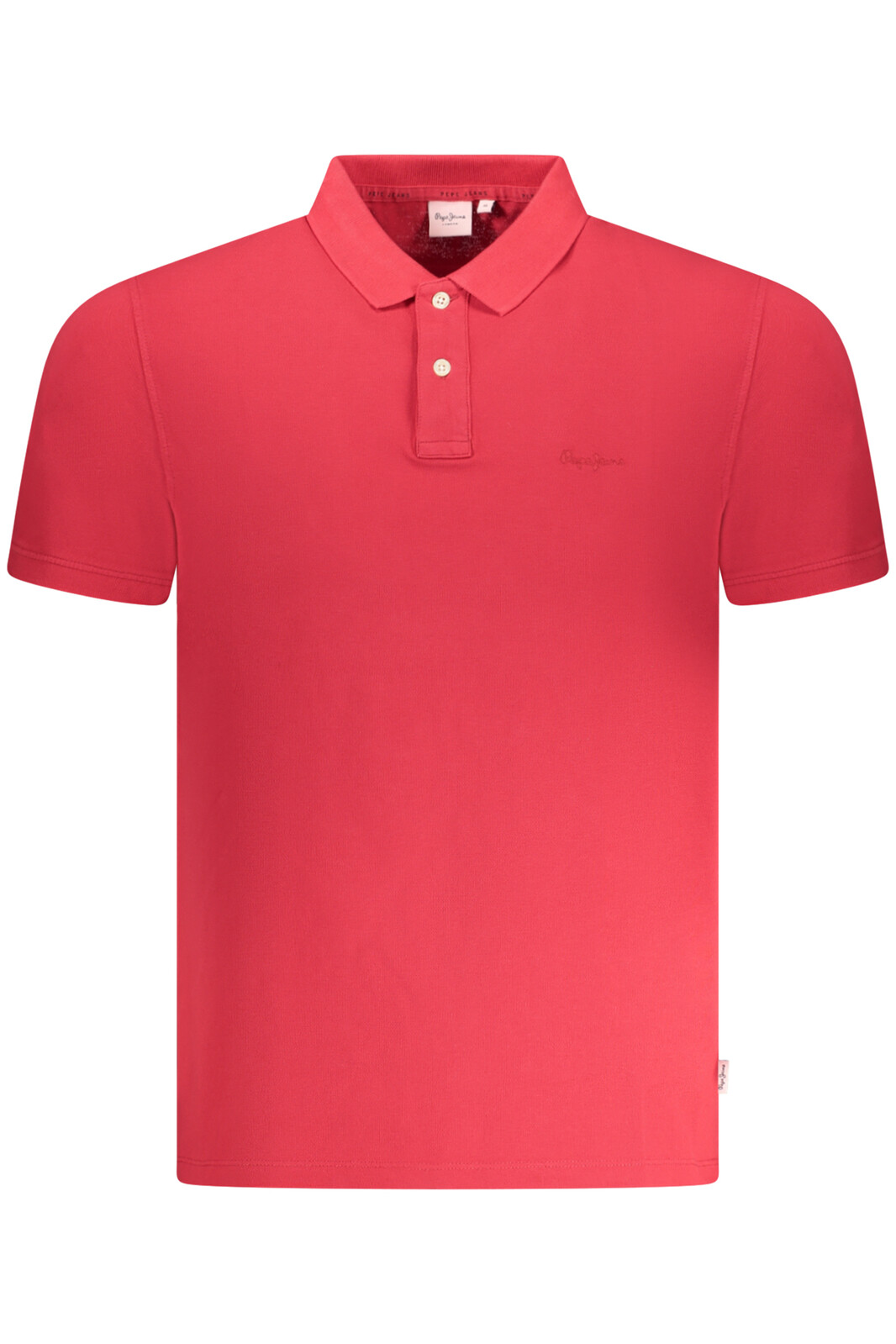PEPE JEANS MEN'S SHORT SLEEVE POLO SHIRT RED