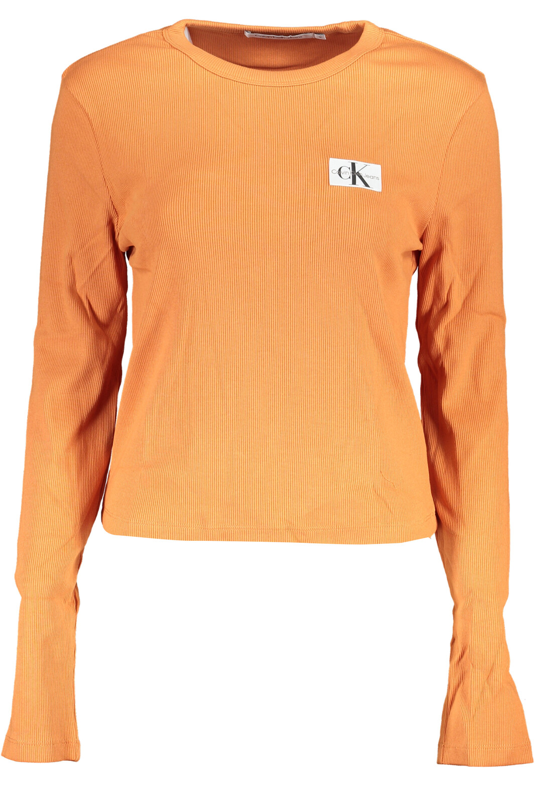CALVIN KLEIN WOMEN'S LONG SLEEVE T-SHIRT ORANGE