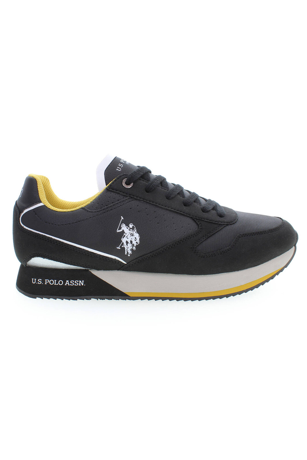 US POLO BEST PRICE BLACK MEN'S SPORTS SHOES