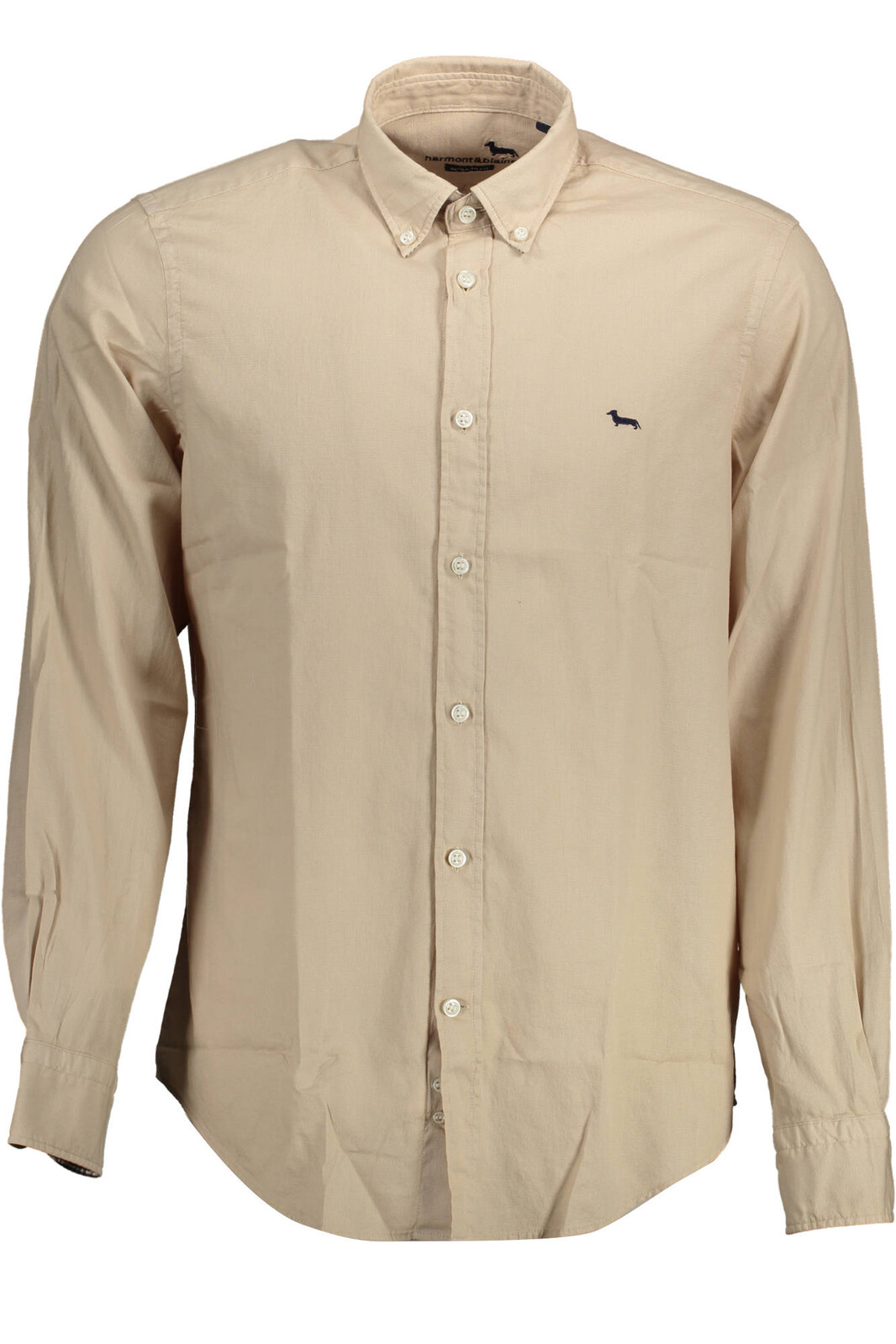 HARMONT & BLAINE LONG SLEEVE SHIRT MEN BEIGE