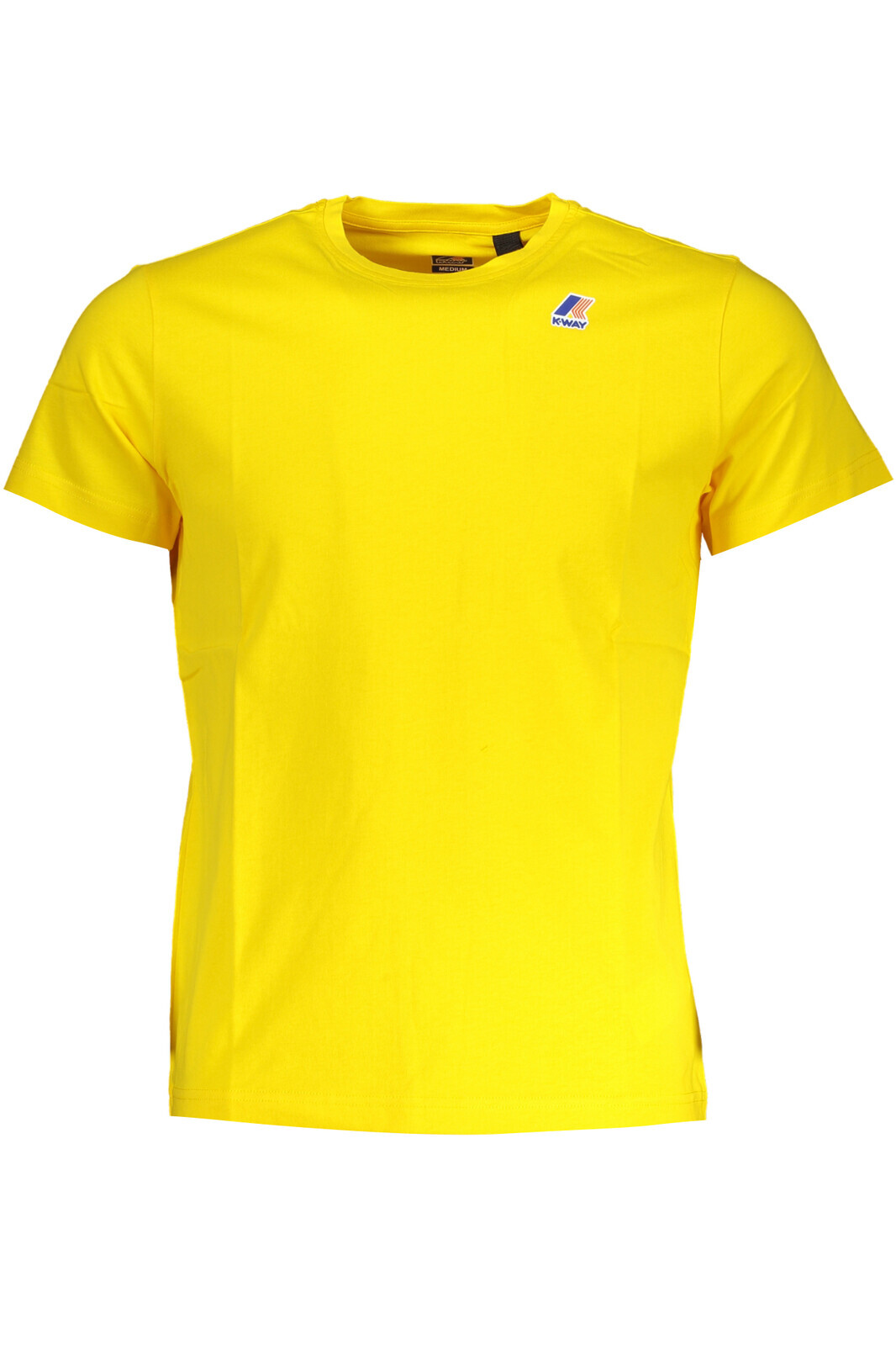 YELLOW MEN'S K-WAY SHORT SLEEVE T-SHIRT