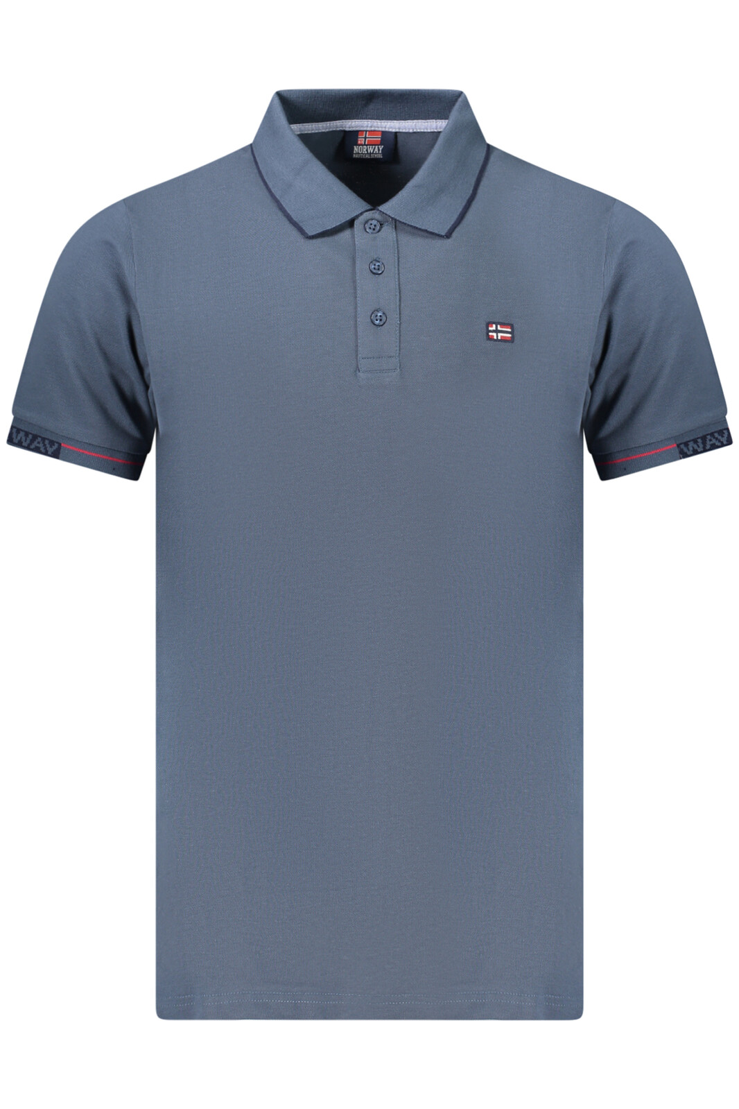 NORWAY 1963 MEN'S SHORT SLEEVE POLO BLUE