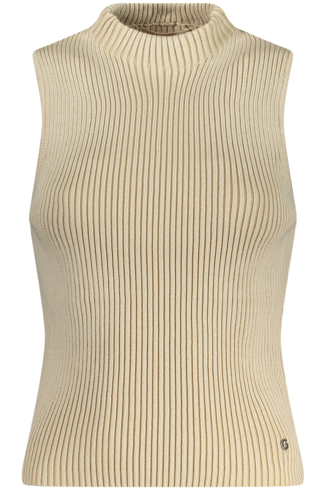 GUESS JEANS WOMEN'S TANK TOP BEIGE