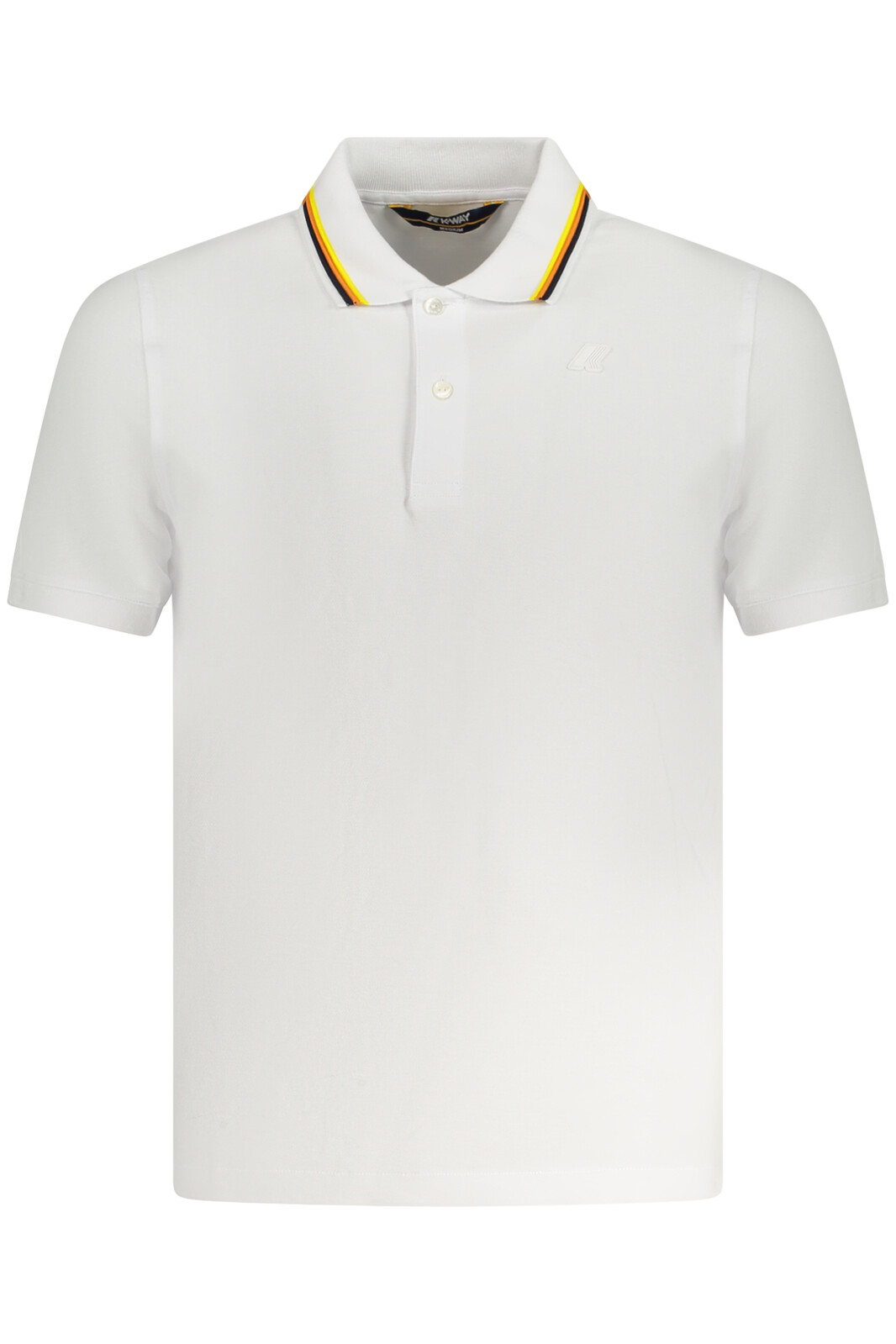 K-WAY POLO SHORT SLEEVES MEN WHITE