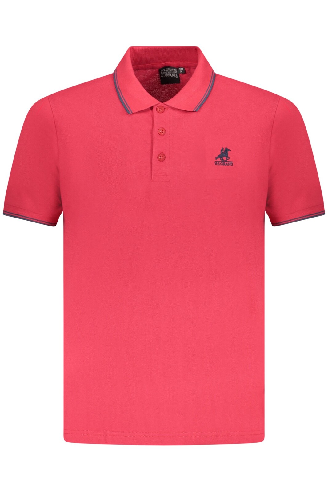US GRAND POLO MEN'S SHORT SLEEVE POLO RED