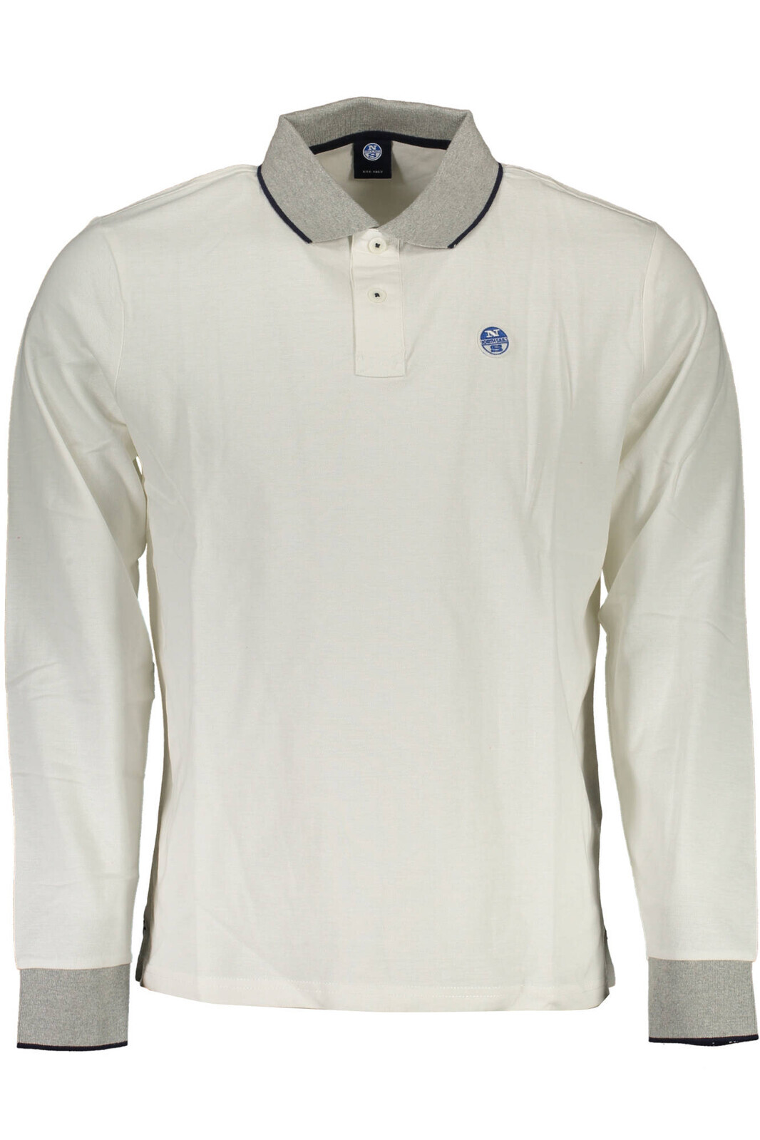 NORTH SAILS POLO LONG SLEEVE MAN WHITE