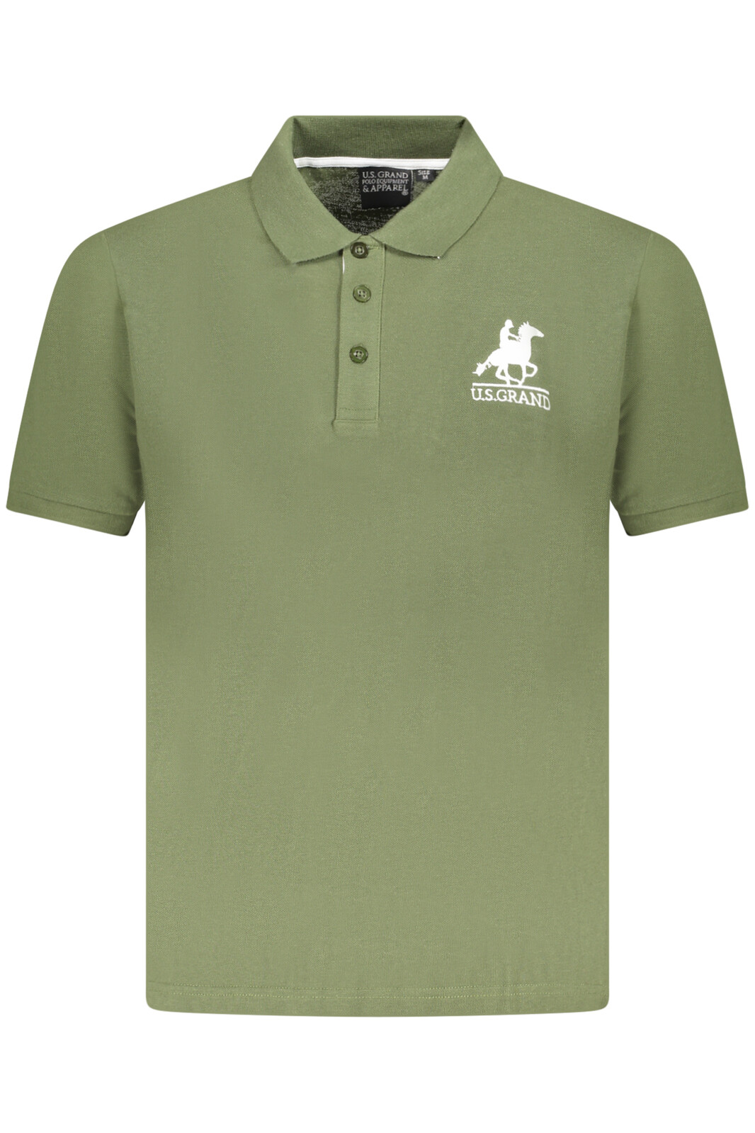 US GRAND POLO MEN'S SHORT SLEEVE POLO GREEN