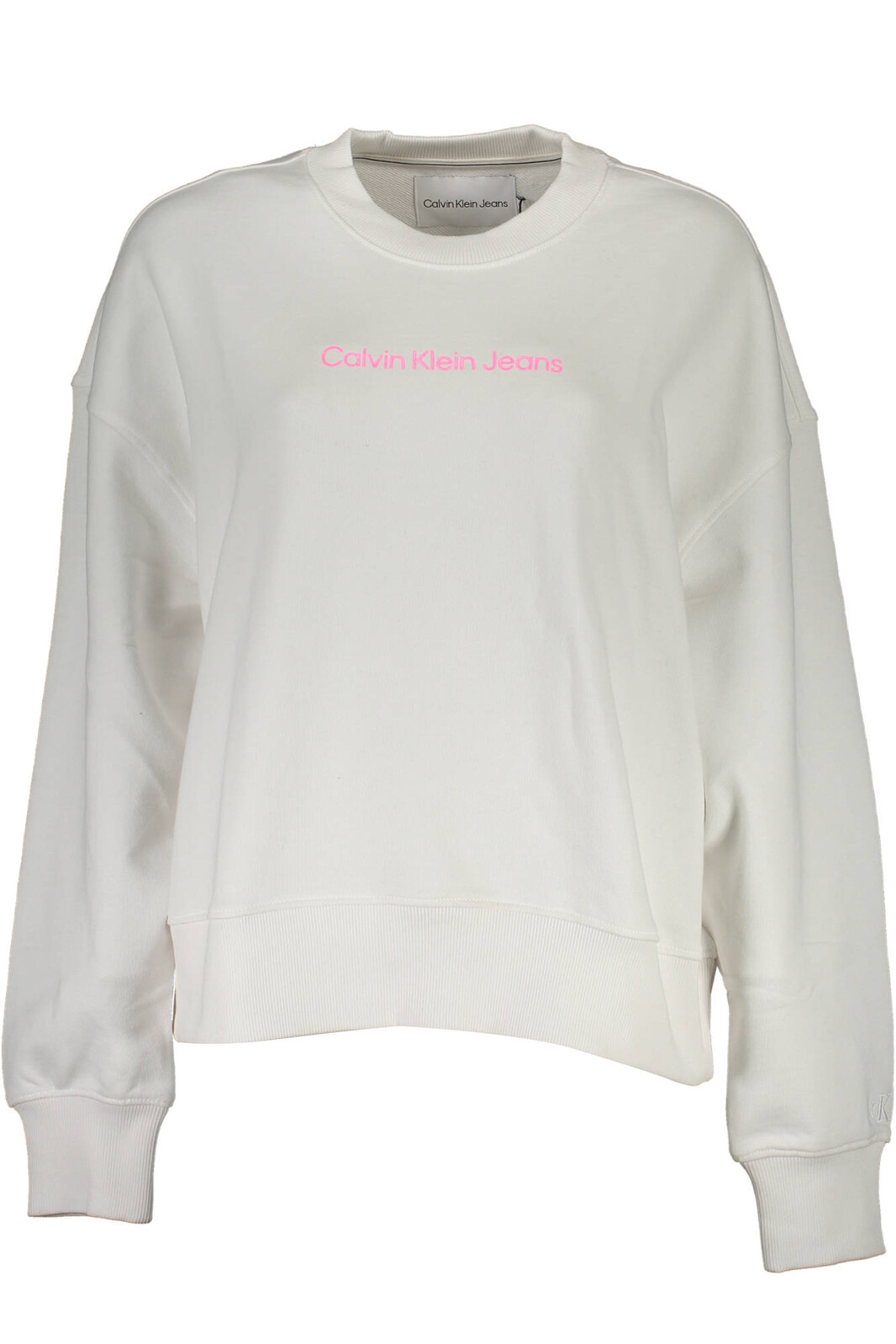CALVIN KLEIN SWEATSHIRT WITHOUT ZIP WOMEN WHITE