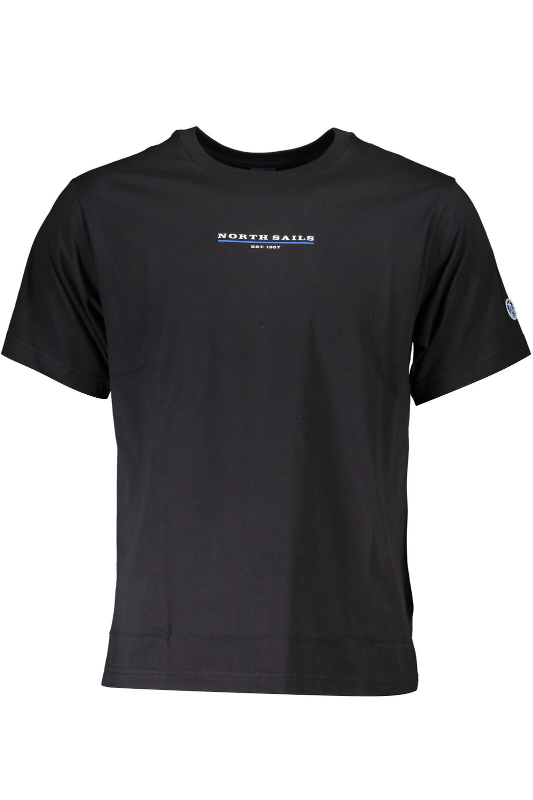 NORTH SAILS BLACK MAN SHORT SLEEVE T-SHIRT