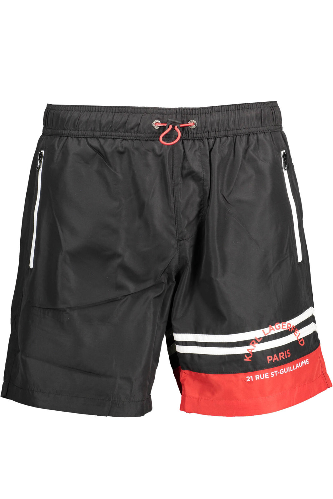 KARL LAGERFELD BEACHWEAR SWIMSUIT BLACK MEN'S BOTTOM