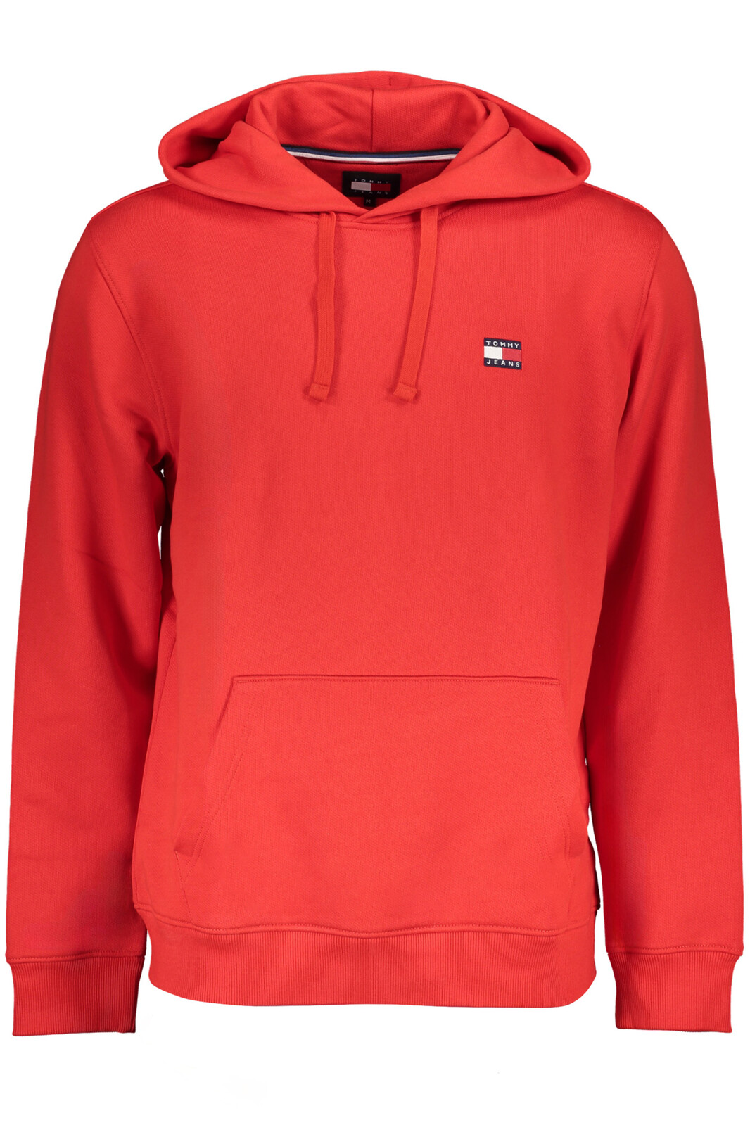 TOMMY HILFIGER MEN'S RED ZIP-OUT SWEATSHIRT
