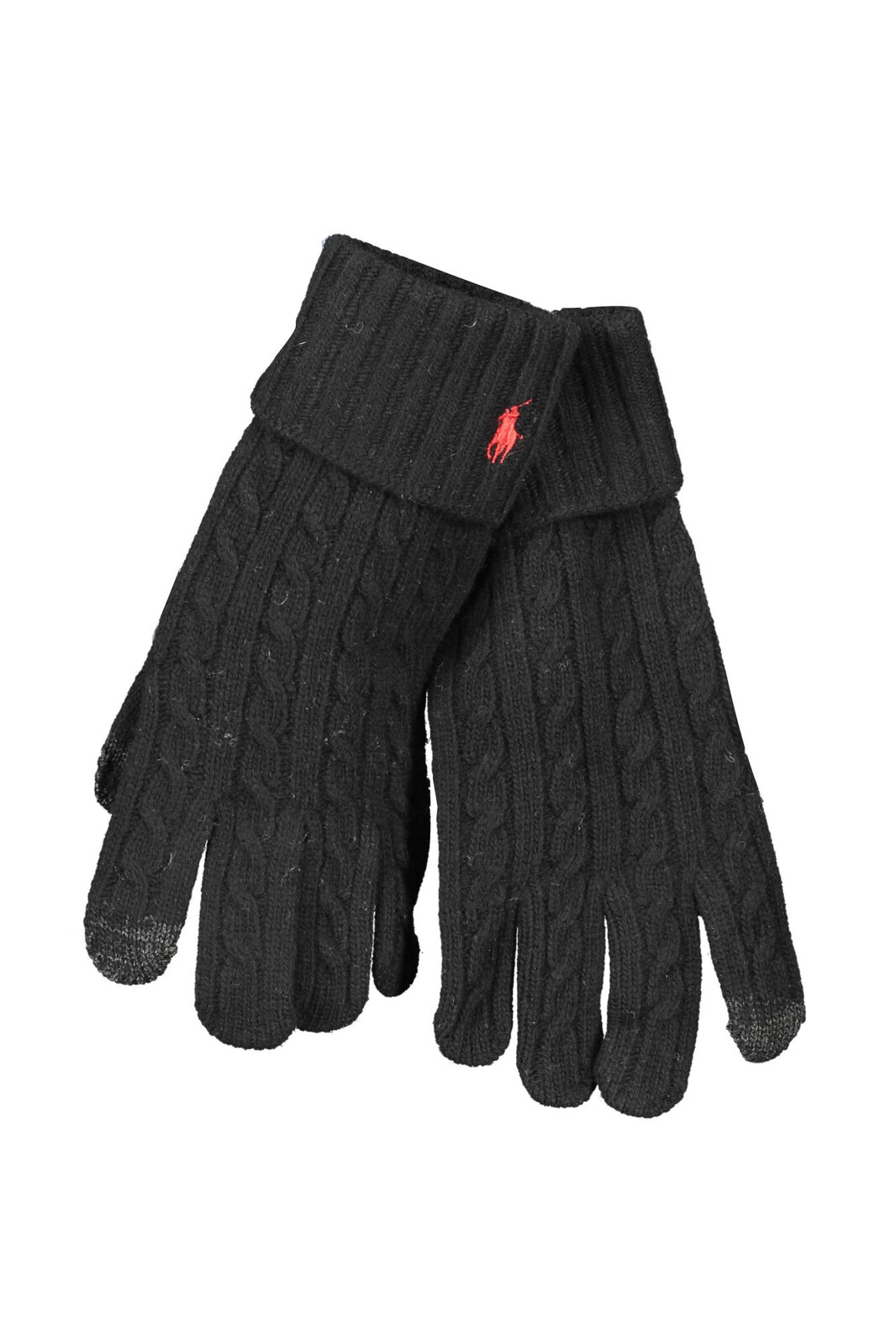 RALPH LAUREN MEN'S BLACK GLOVES