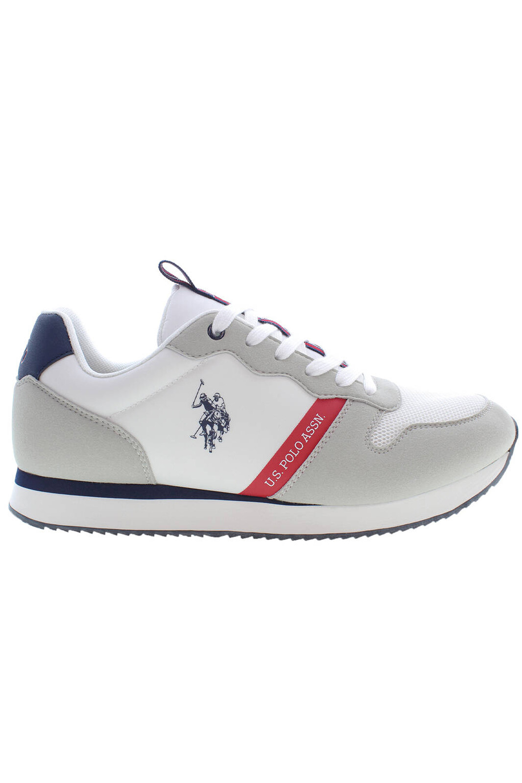 US POLO BEST PRICE MEN'S SPORTS FOOTWEAR WHITE