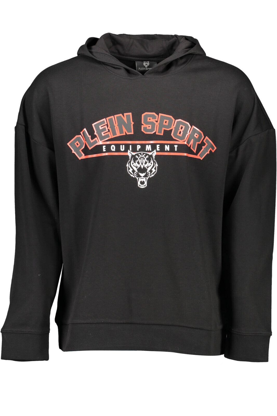 PLEIN SPORT MEN'S BLACK ZIP-UP SWEATSHIRT