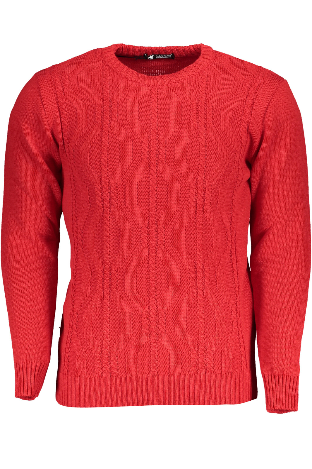 US GRAND POLO MEN'S RED SWEATER