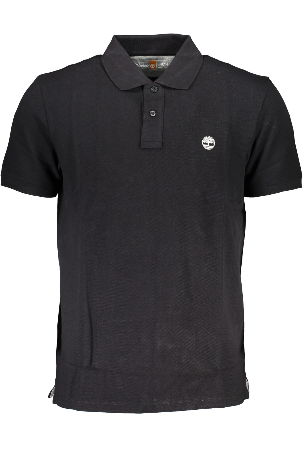 TIMBERLAND MEN'S BLACK SHORT SLEEVED POLO SHIRT