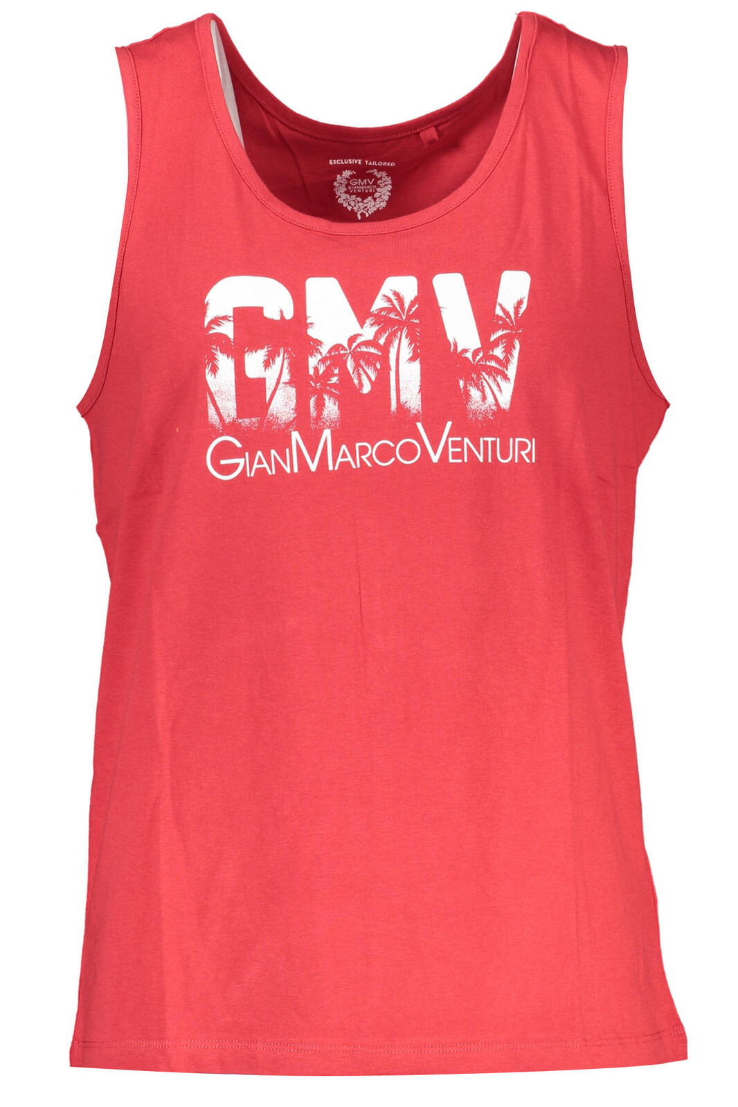 GIAN MARCO VENTURI MEN'S RED TANK TOP