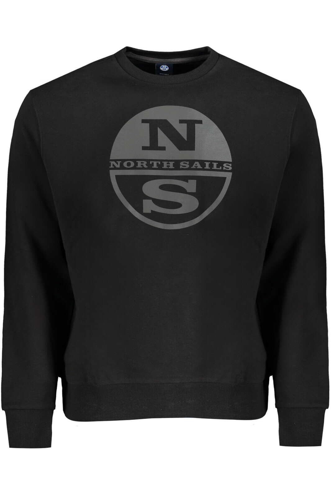 NORTH SAILS MEN'S BLACK ZIP-UP SWEATSHIRT