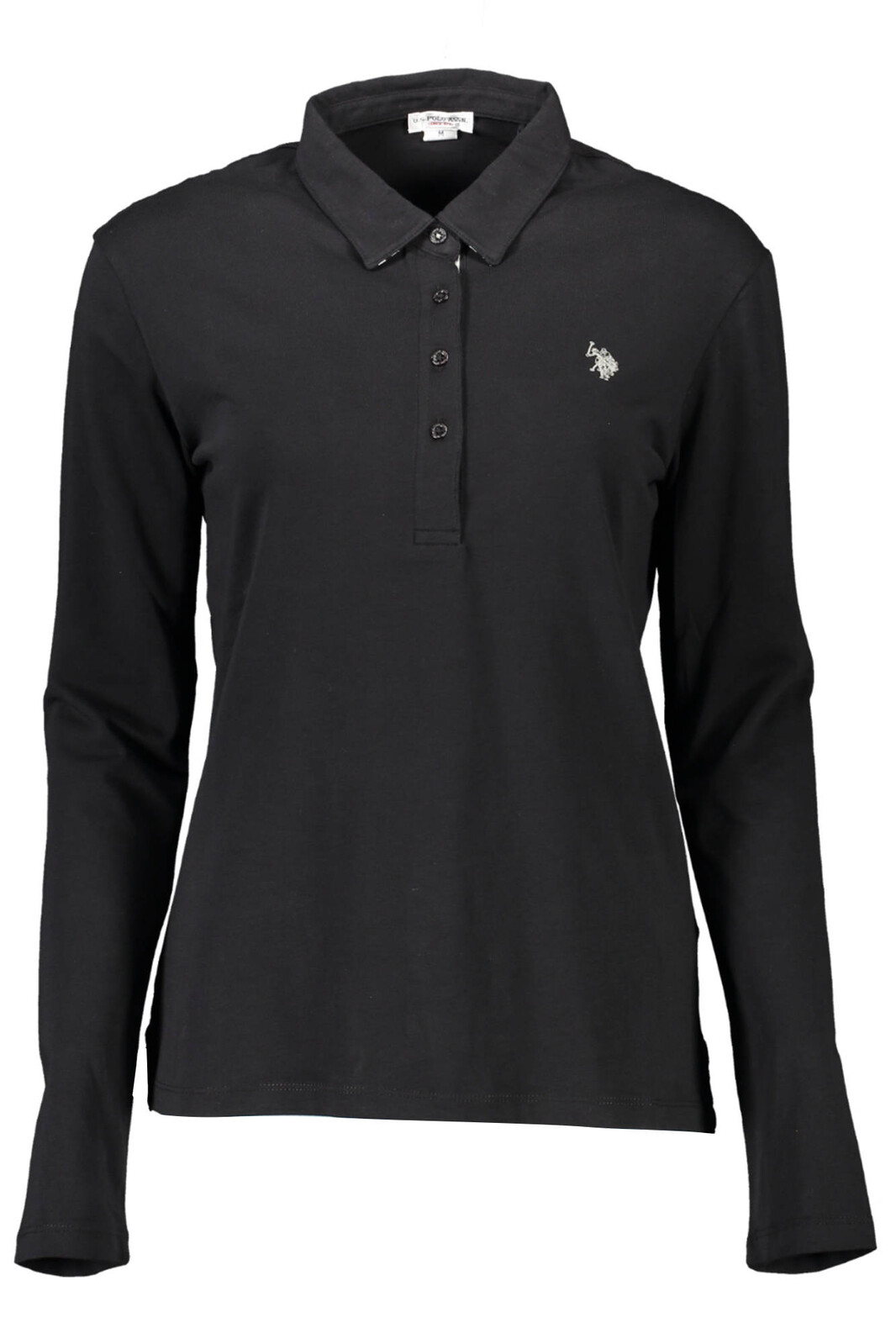 US POLO LONG SLEEVE POLO WOMAN BLACK