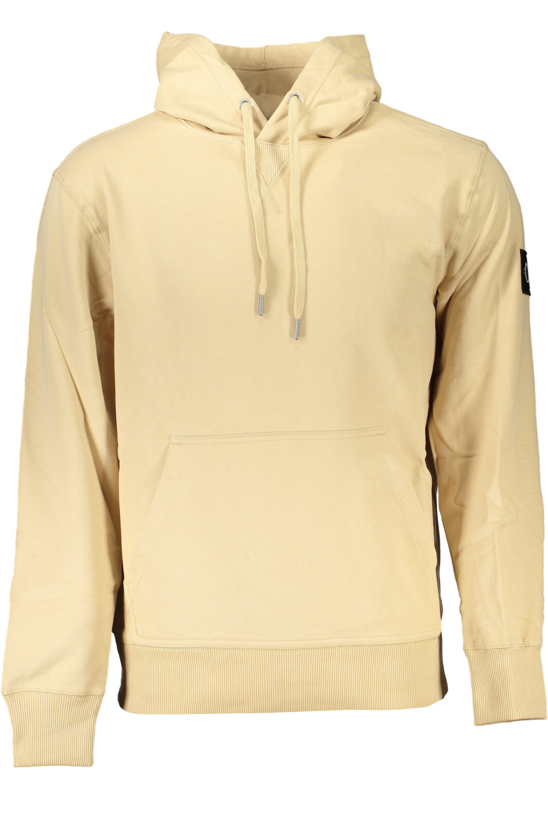 CALVIN KLEIN MEN'S BEIGE ZIPLESS SWEATSHIRT