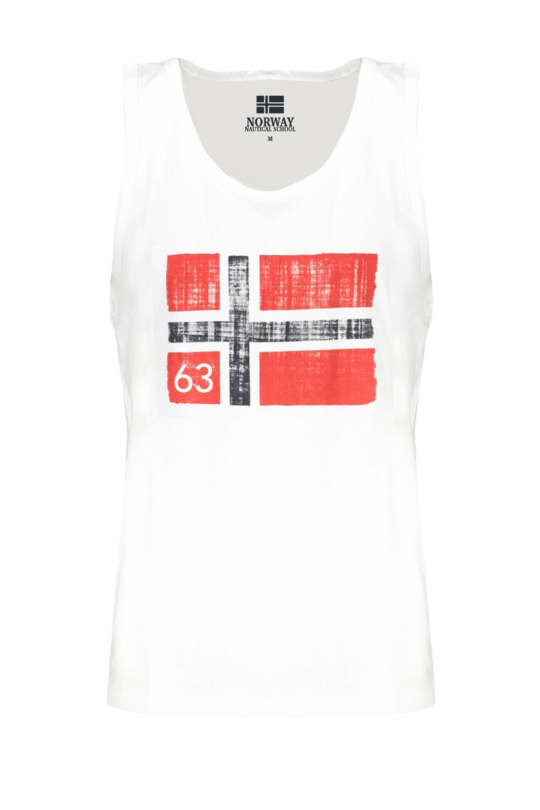 NORWAY 1963 WHITE MEN'S TANK TOP