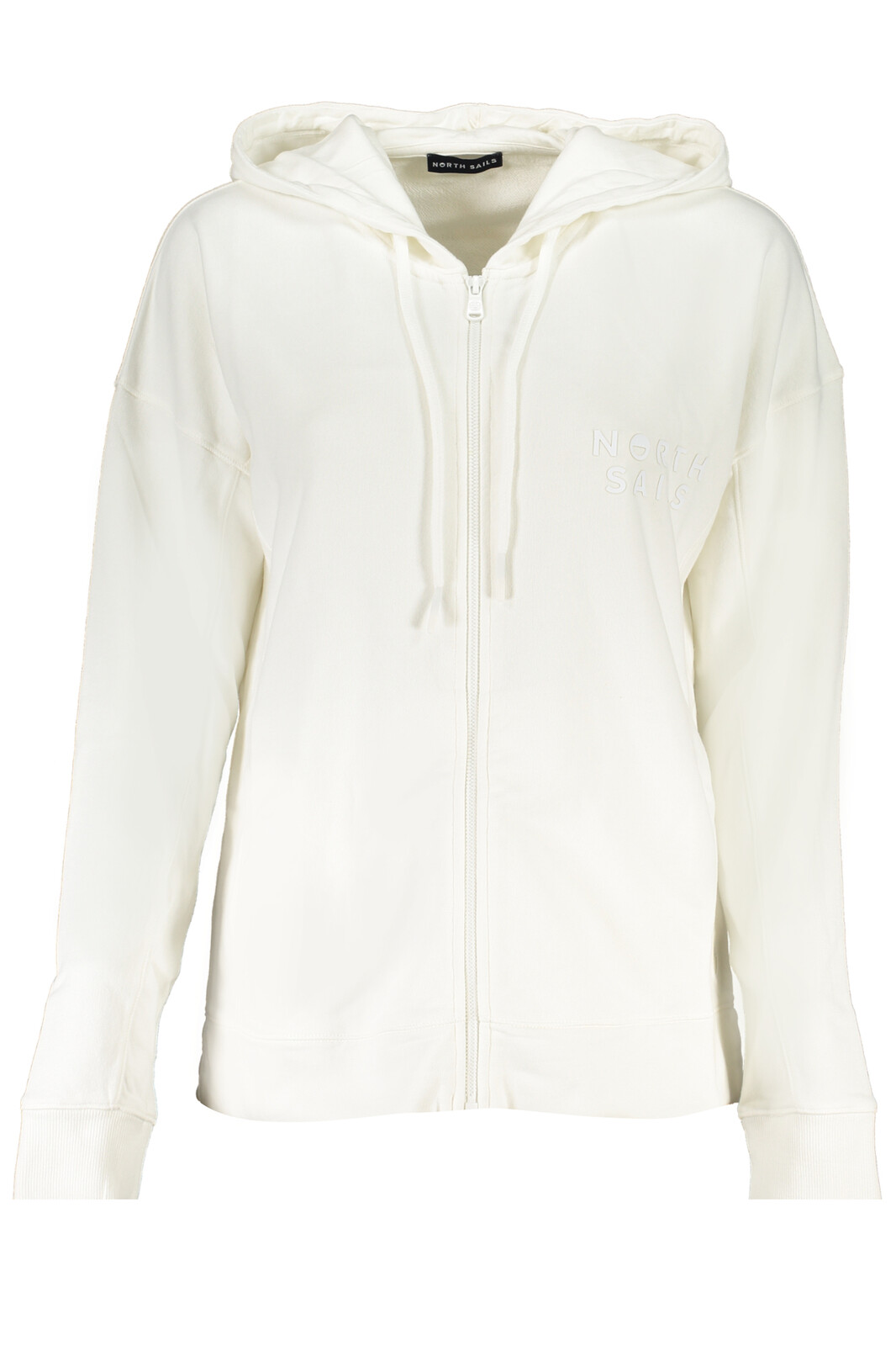 NORTH SAILS WOMEN'S ZIP SWEATSHIRT WHITE