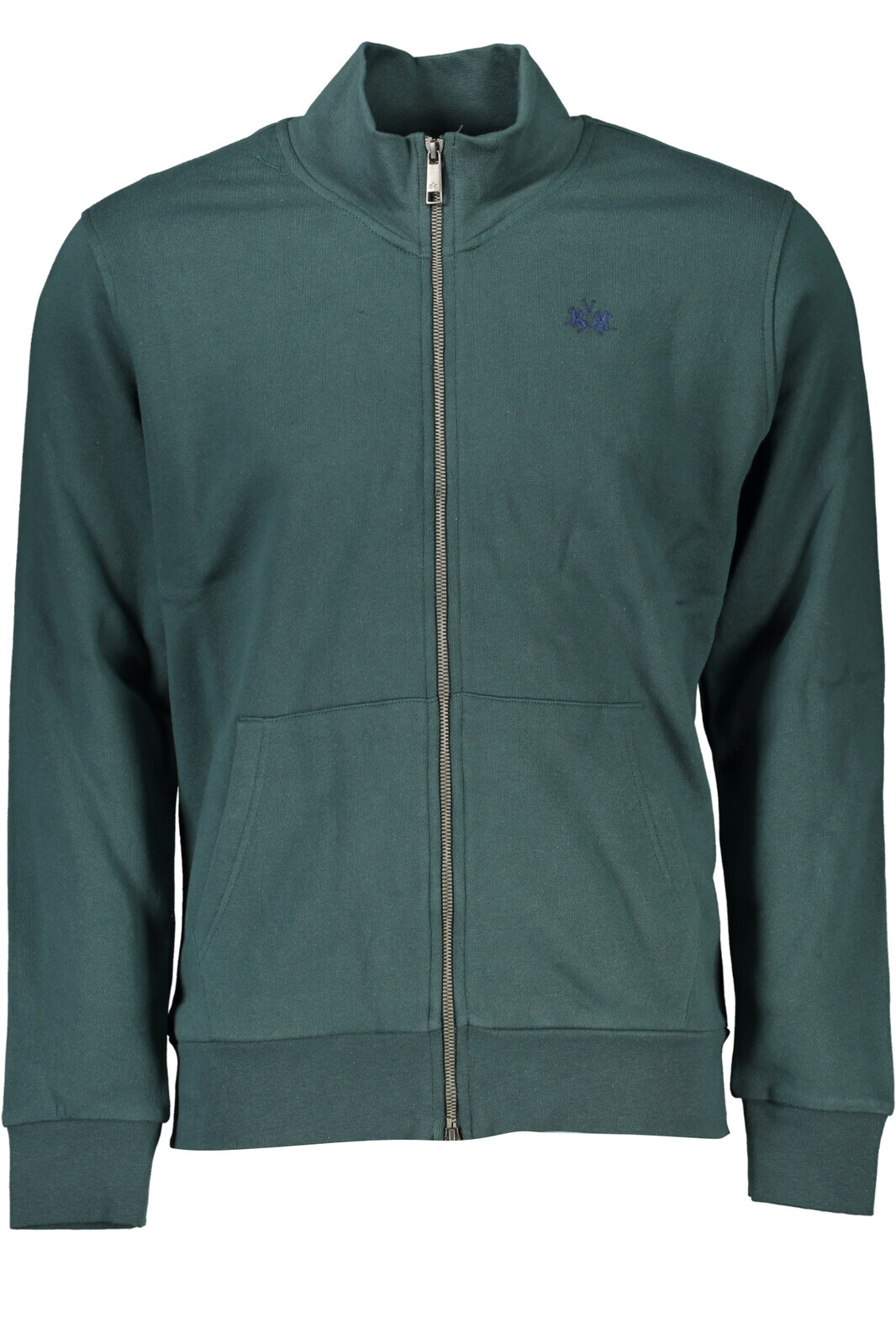 LA MARTINA MEN'S GREEN ZIP SWEATSHIRT
