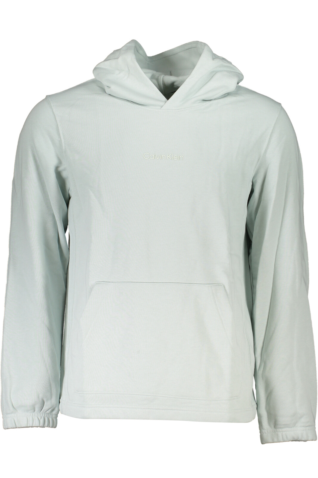CALVIN KLEIN MEN'S GREEN ZIPLESS SWEATSHIRT