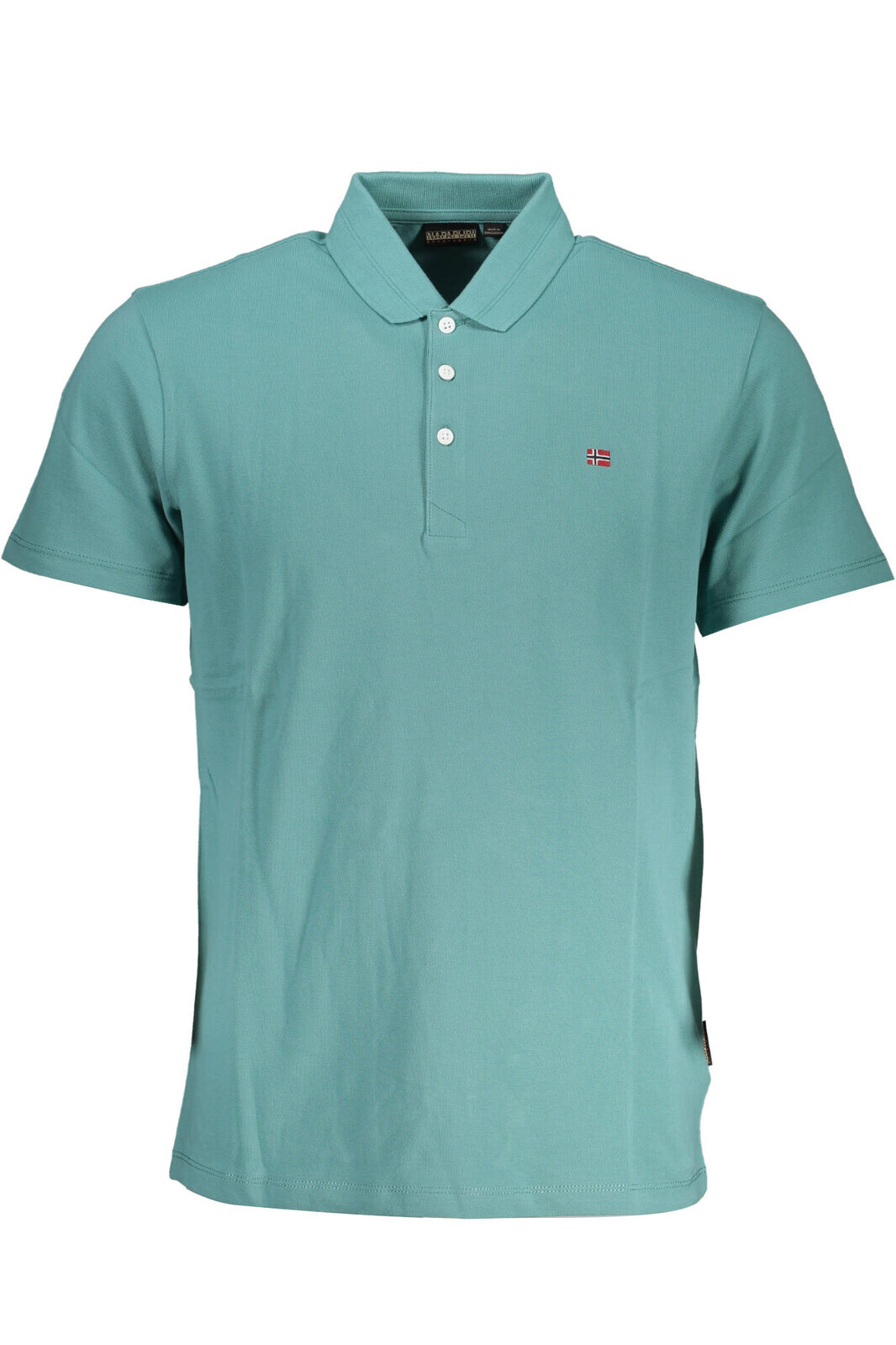 NAPAPIJRI POLO SHORT SLEEVE MAN GREEN