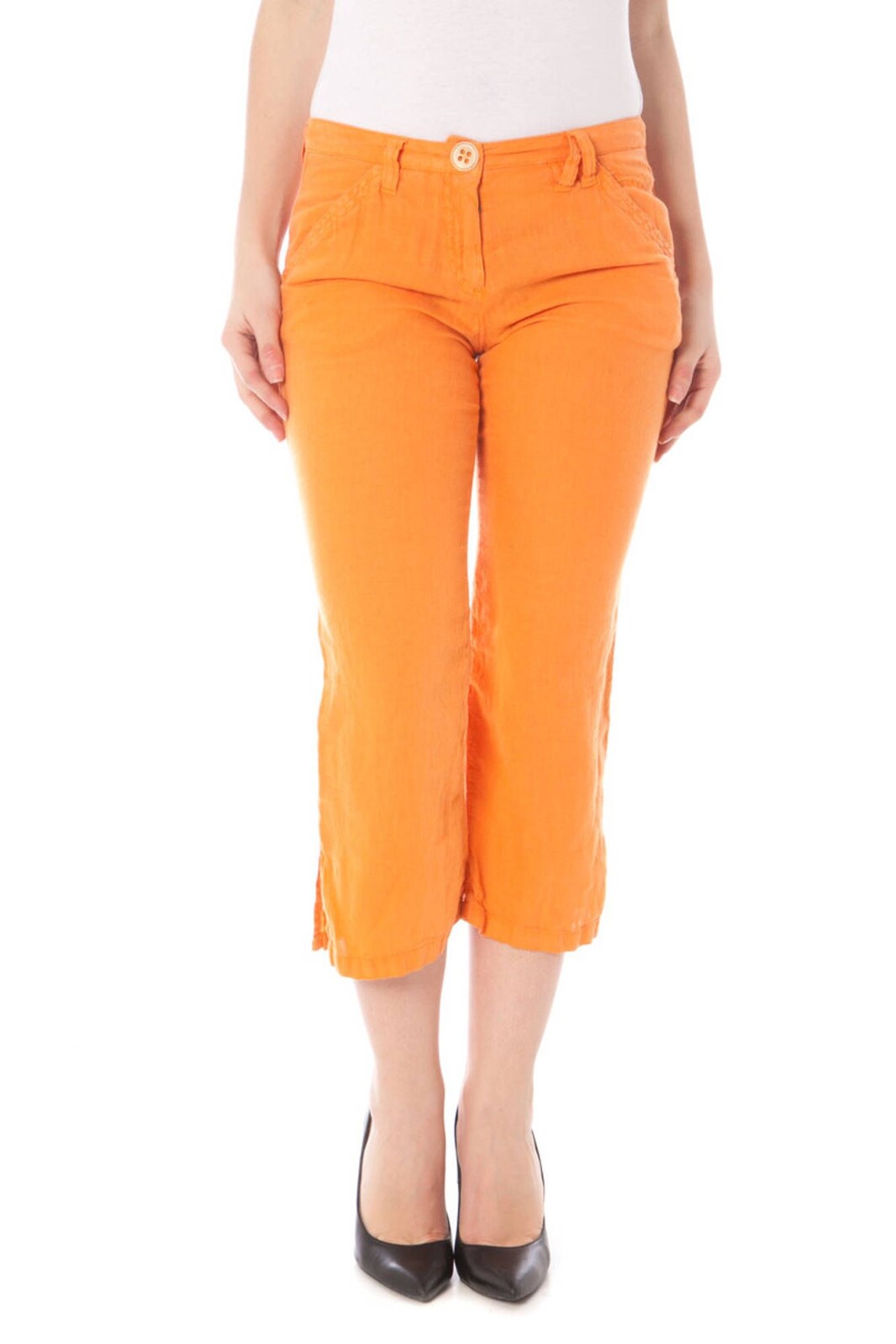 NAPAPIJRI WOMEN'S ORANGE PINOCCHIETTO PANTS