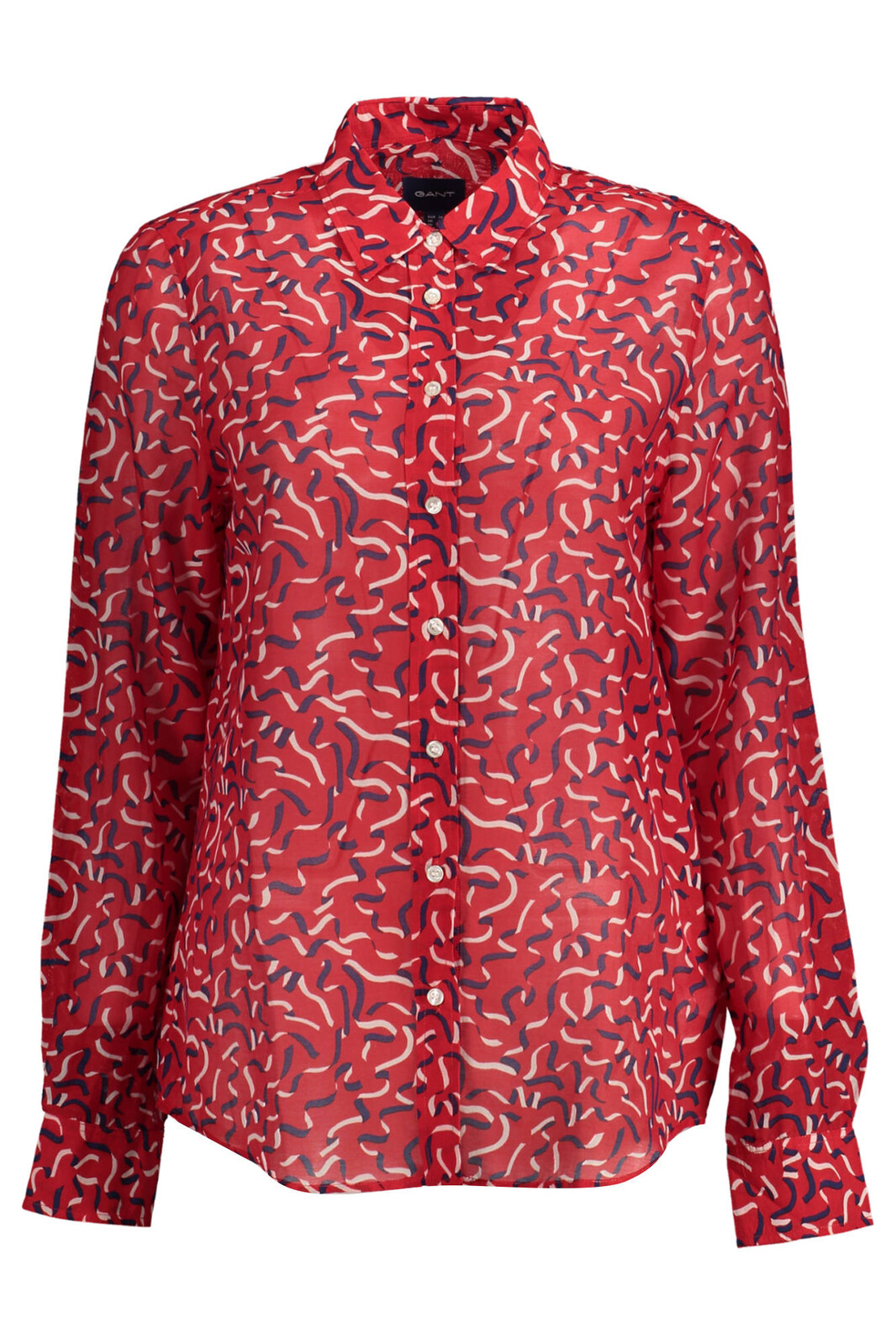 GANT WOMEN'S LONG SLEEVE SHIRT RED