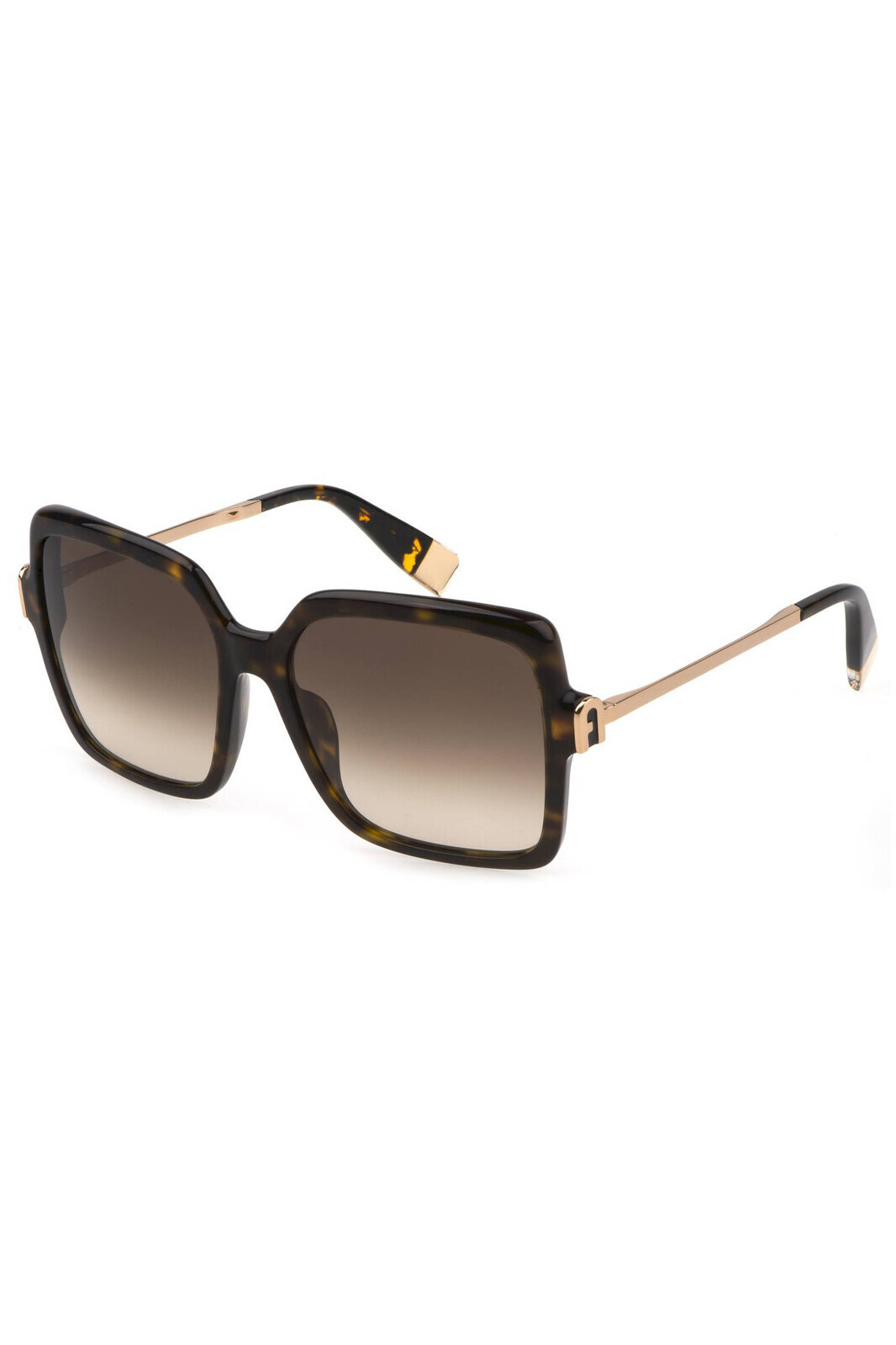 FURLA WOMEN'S BROWN SUNGLASSES