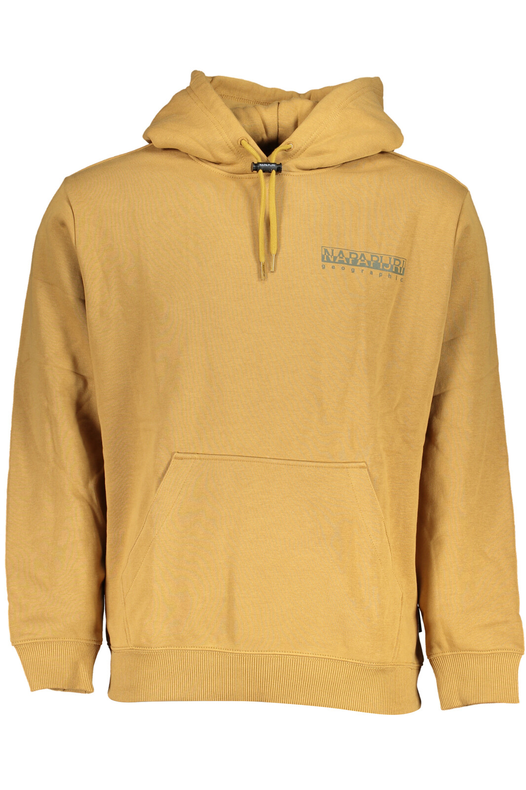 NAPAPIJRI MEN'S BEIGE ZIPLESS SWEATSHIRT