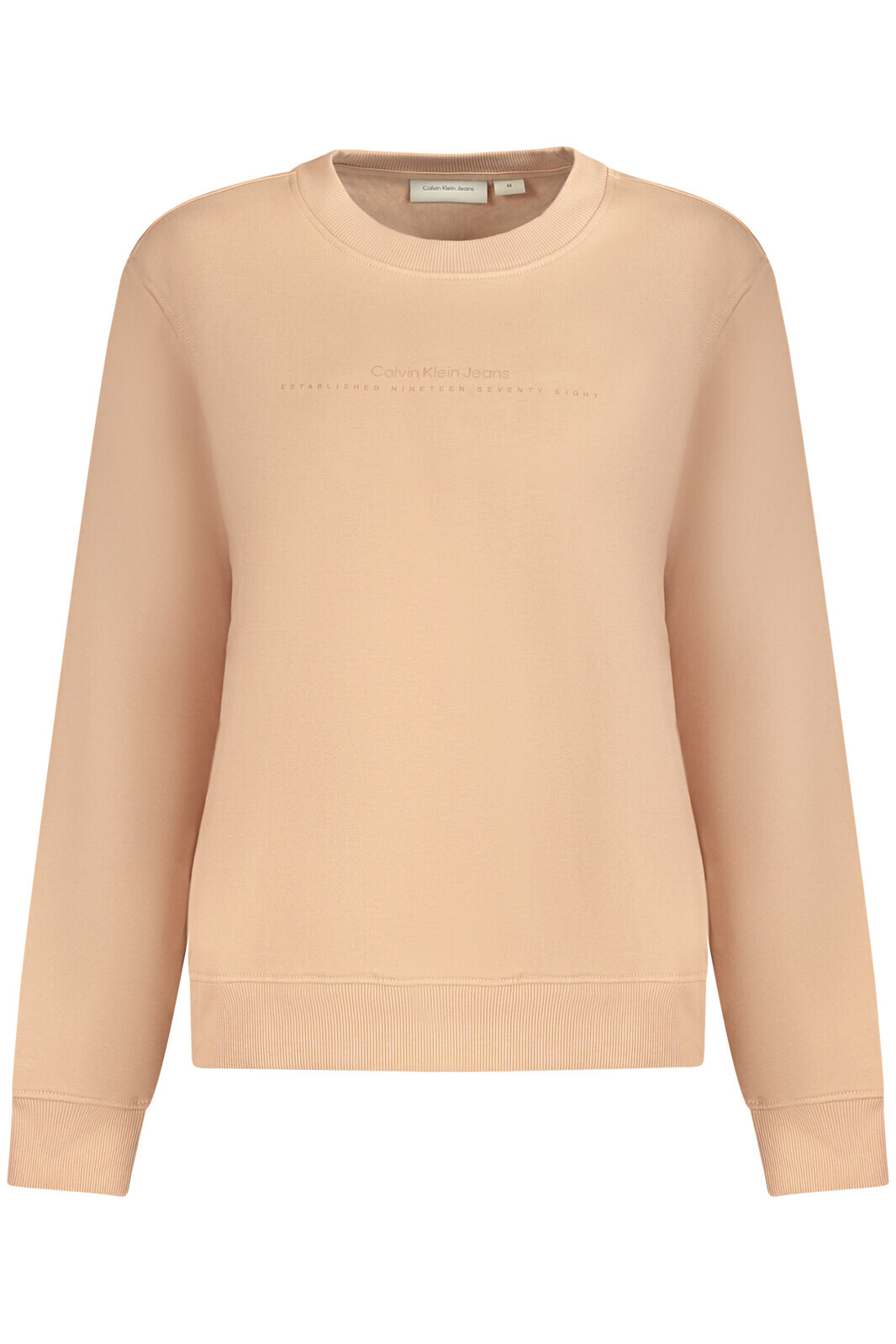 CALVIN KLEIN SWEATSHIRT WITHOUT ZIP WOMEN PINK
