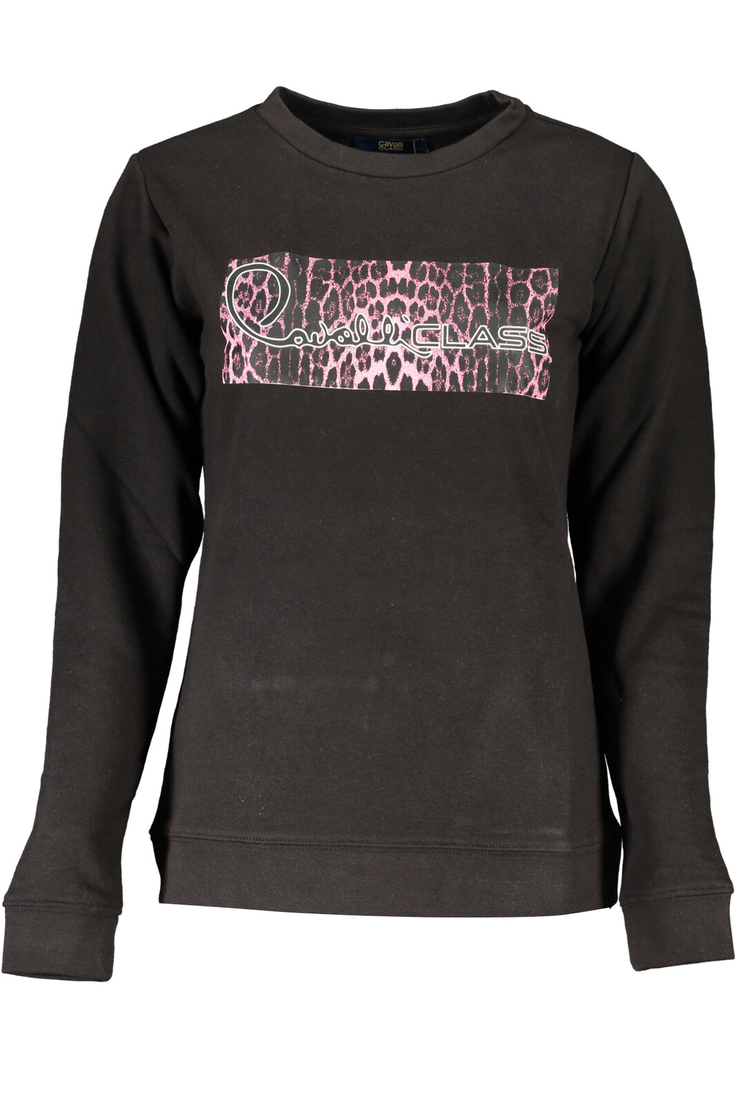 CAVALLI CLASS WOMEN'S ZIPLESS SWEATSHIRT BLACK