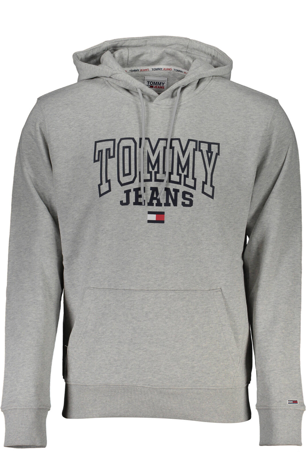 TOMMY HILFIGER MEN'S GRAY ZIPLESS SWEATSHIRT