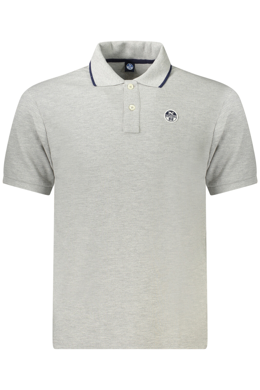 NORTH SAILS MEN'S SHORT SLEEVE POLO GREY
