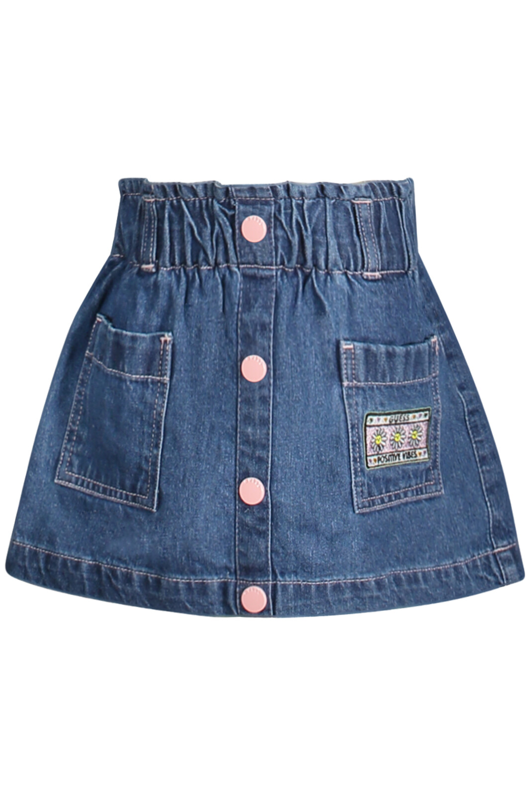 GUESS JEANS SHORT SKIRT GIRL BLUE