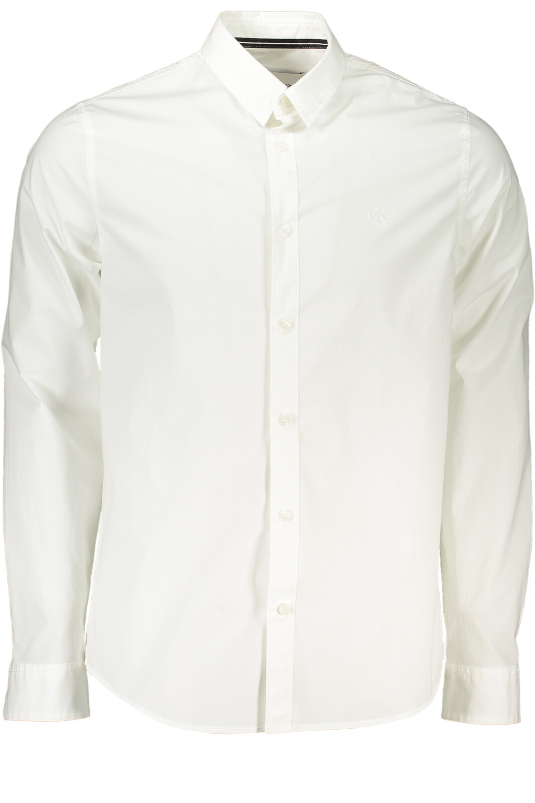 CALVIN KLEIN MEN'S WHITE LONG SLEEVE SHIRT