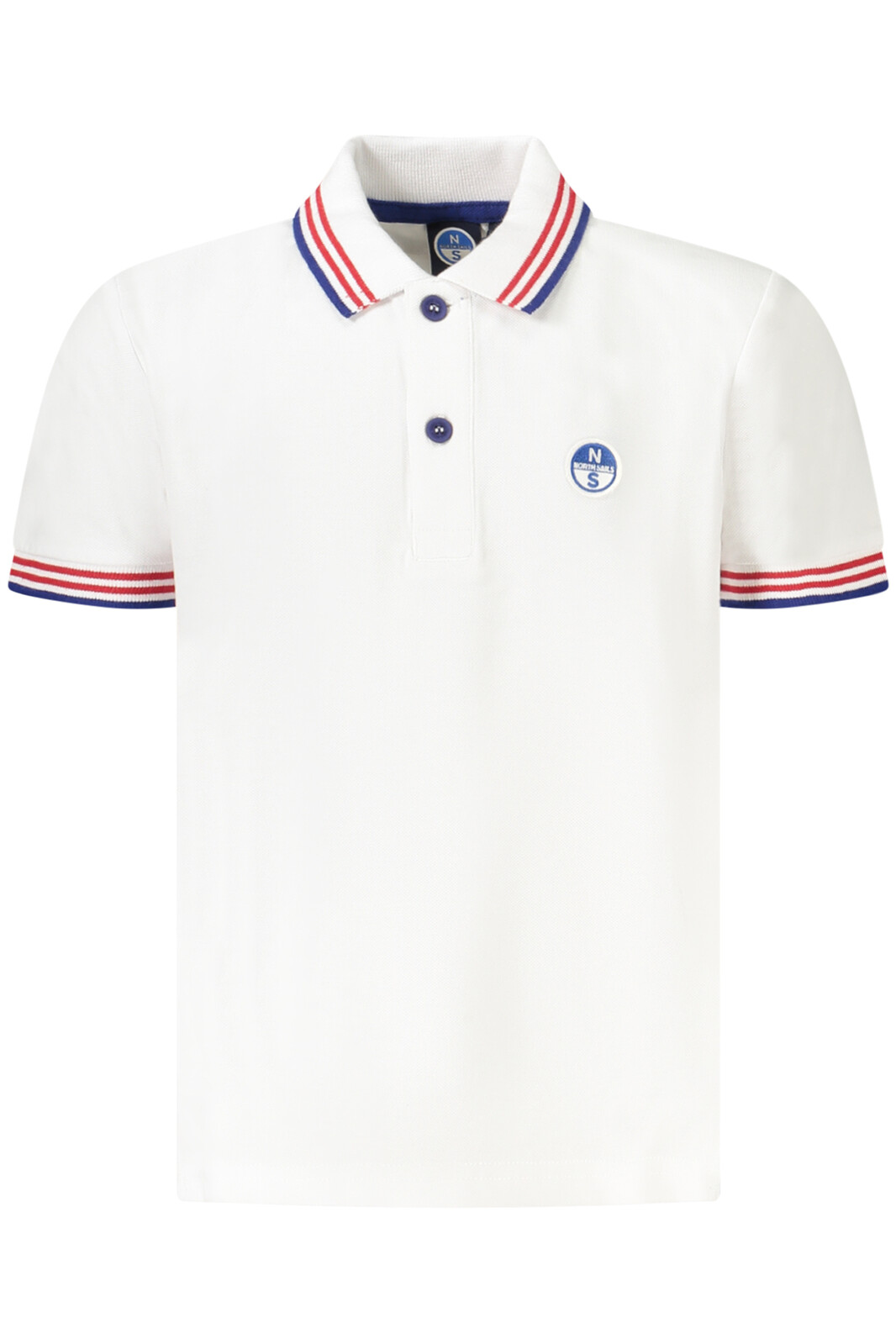 NORTH SAILS POLO SHORT SLEEVES CHILDREN WHITE