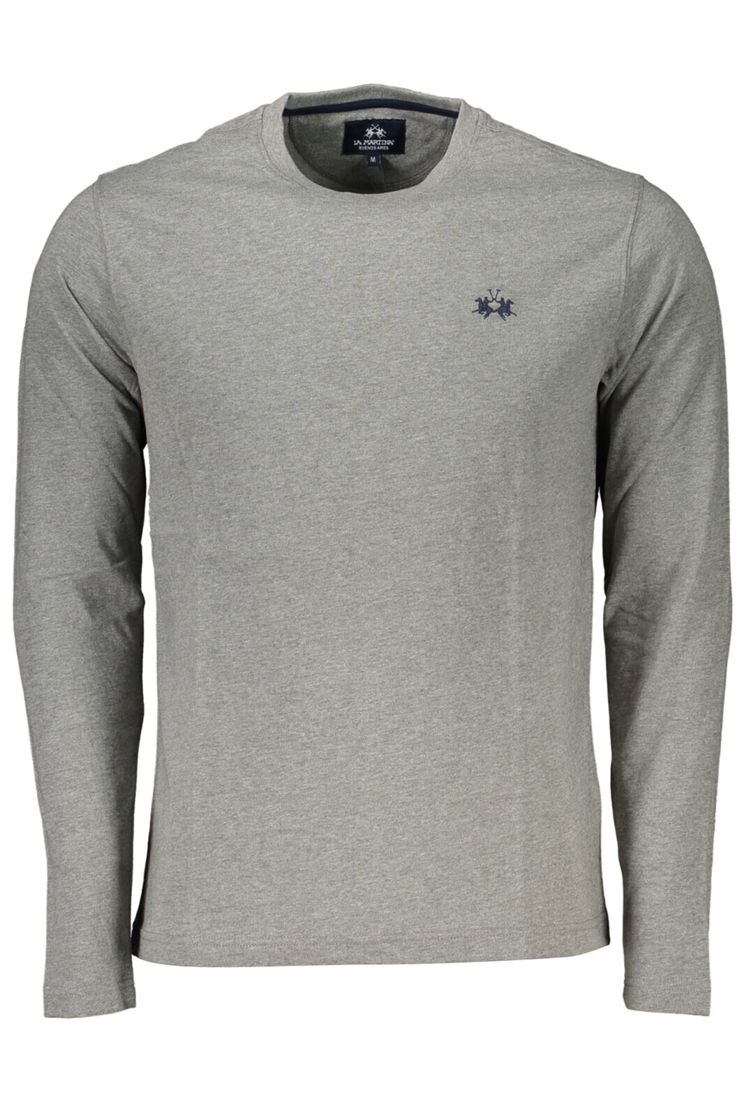 LA MARTINA MEN'S LONG SLEEVE T-SHIRT GRAY