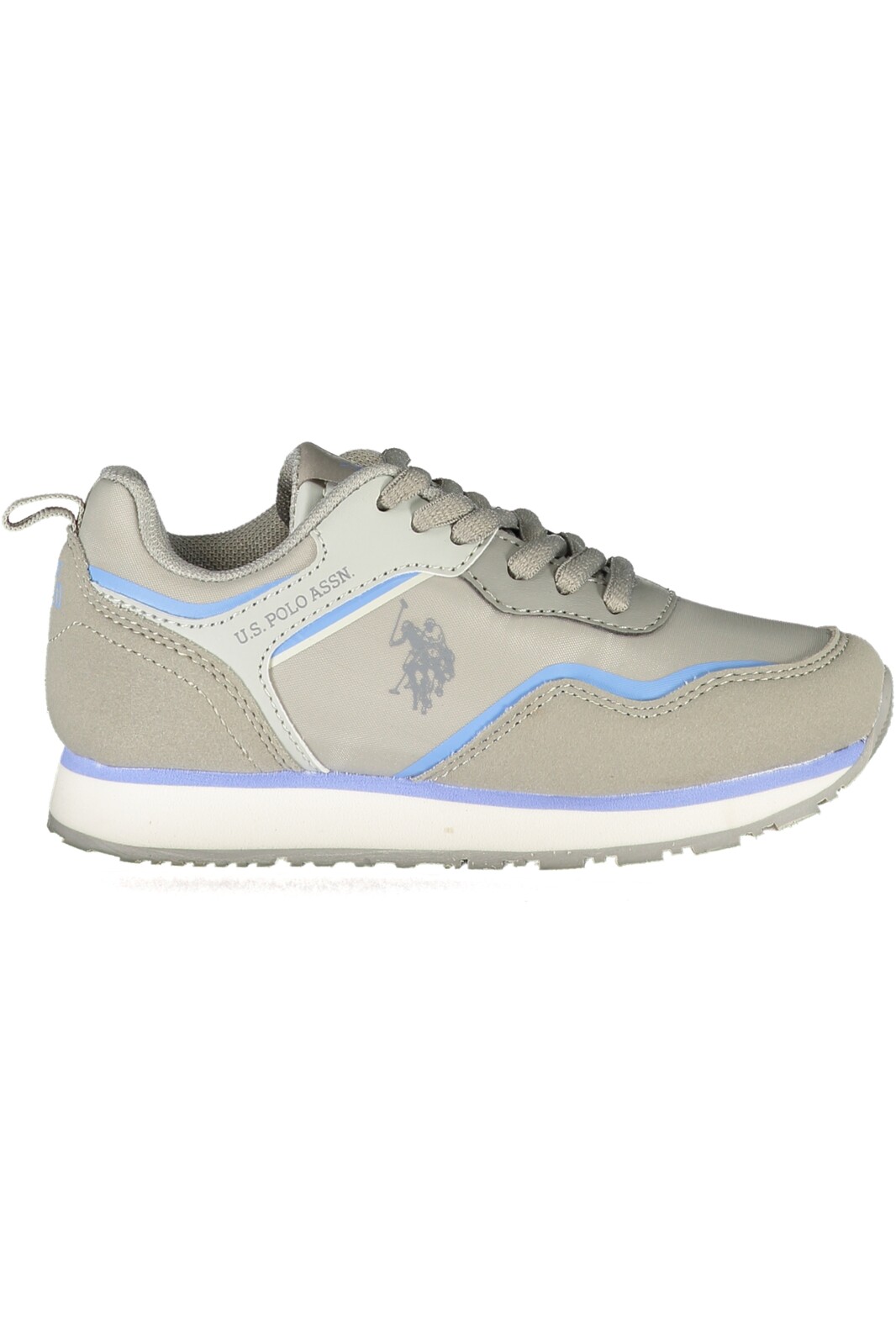 US POLO ASSN. GRAY CHILDREN'S SPORTS SHOES