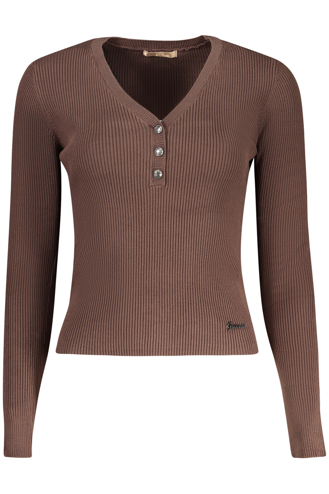 GUESS JEANS WOMEN'S SWEATER BROWN