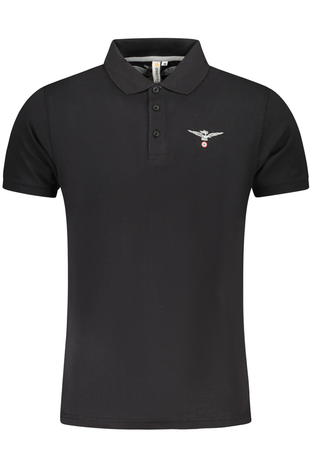ARMY 1659 BLACK MEN'S SHORT SLEEVE POLO